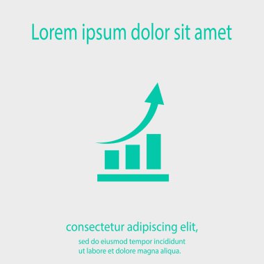 grafik simgesi, vektör illüstrasyonu. düz tasarım biçimi