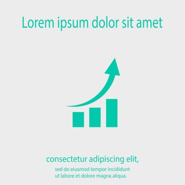 grafik simgesi, vektör illüstrasyonu. düz tasarım biçimi