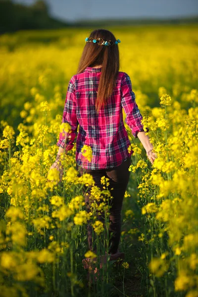 Girl in rape — Stock Photo, Image