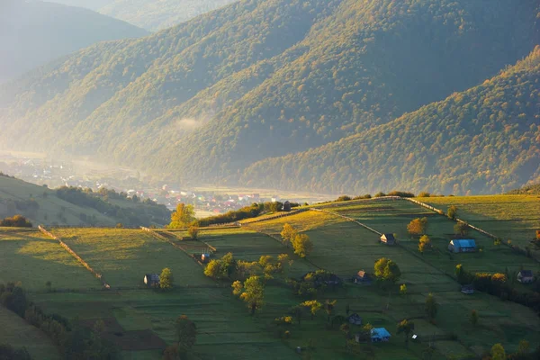 산 안개가 — 스톡 사진