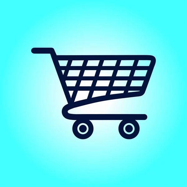 Icono de la carta de compras . — Vector de stock