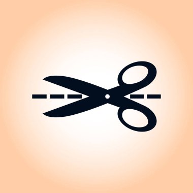 Makas işareti simgesi.