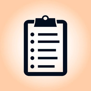 onay listesi sembolü.