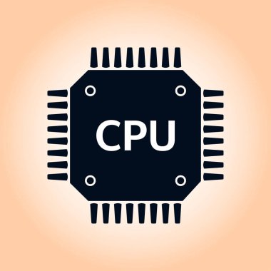 Mikroçip işareti simgesi.