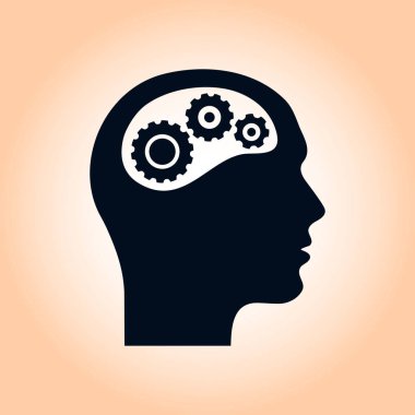 Beyin simgesi simgesi.