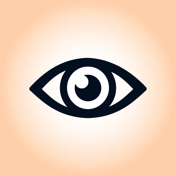 Augenzeichen-Symbol. — Stockvektor