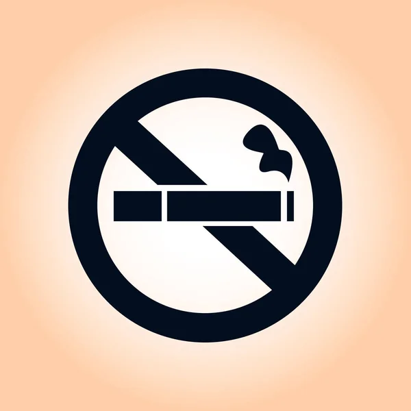 Rauchverbot. — Stockvektor