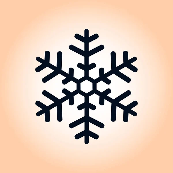 Copo de nieve signo icono . — Archivo Imágenes Vectoriales