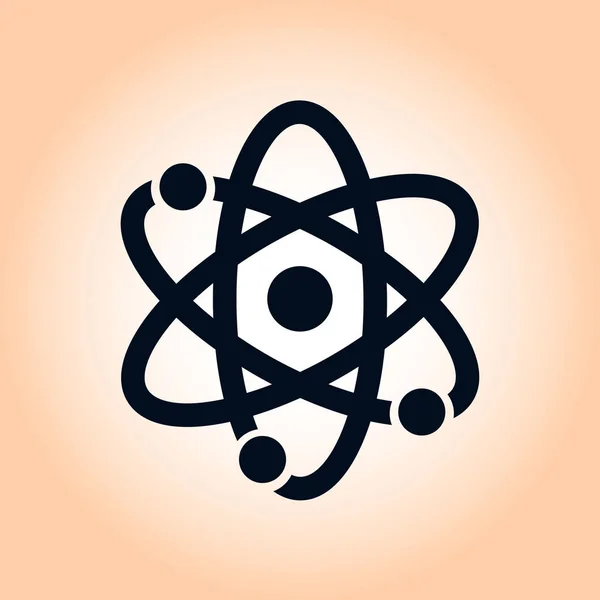Пиктография атома. — стоковый вектор