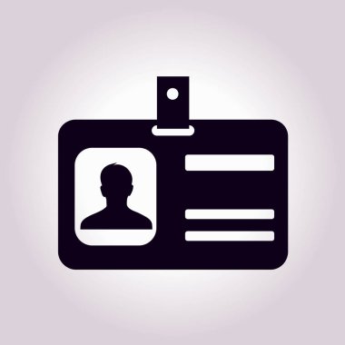 Kimlik kartı sembolü.