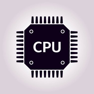 Mikroçip işareti simgesi.