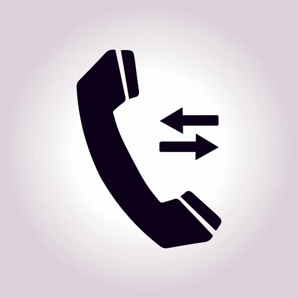 Telefonschild simbol — Stockvektor