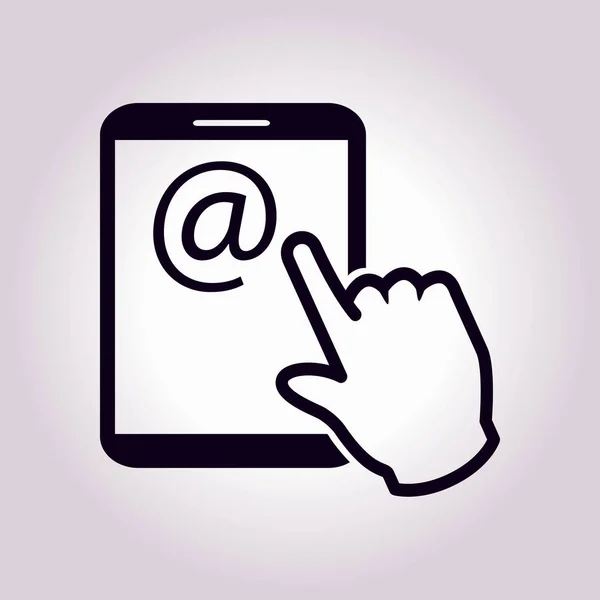 Touchpad signe symbole . — Image vectorielle