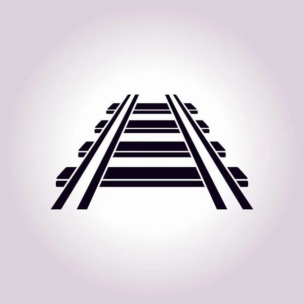 Železniční znaménko. — Stockový vektor