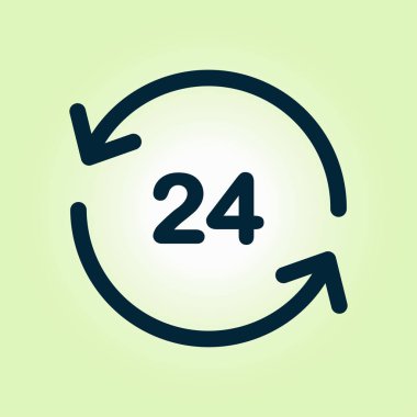 Saat bir gün simgesini açın..