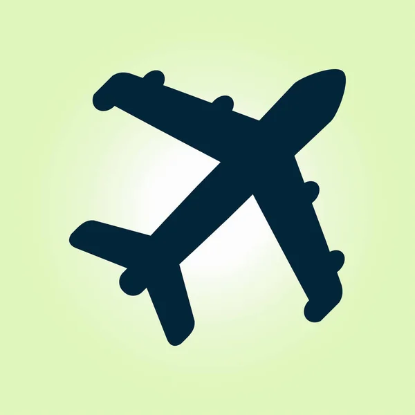 Signo de avión símbolo . — Vector de stock