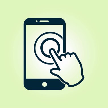 El işaretçi simgesi.