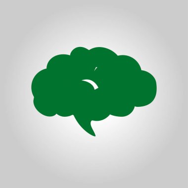 Beyin simgesi simgesi.