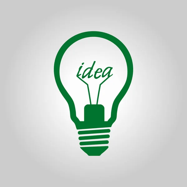 Light bulb icon. — Stock Vector