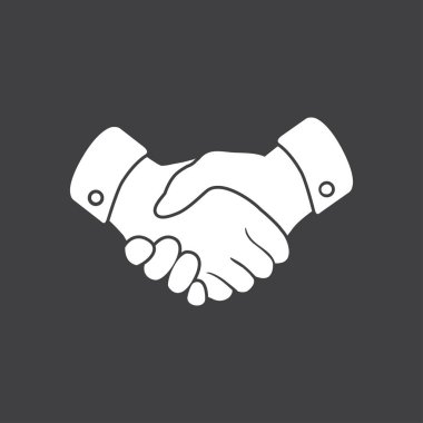 Handshake sign icon. clipart