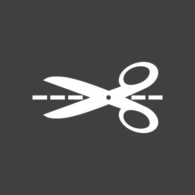 Makas işareti simgesi.