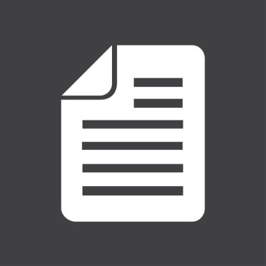 Belge işareti simgesi.