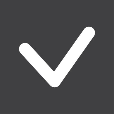 Evet işareti sembolü.