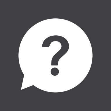 Soru işareti simgesi simgesi.