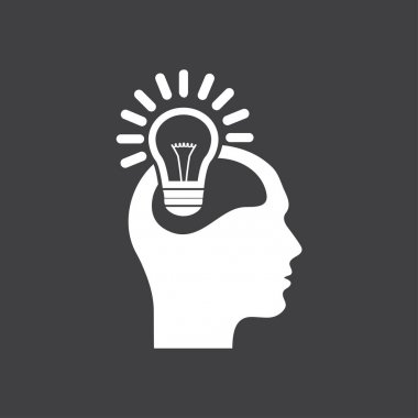 Ampul insan simgesi.