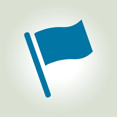 Bayrak işaretçi işareti simgesi.