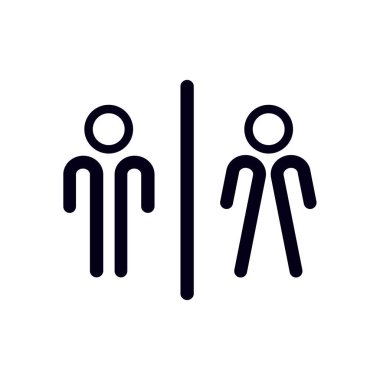 Tuvalet işareti simgesi.