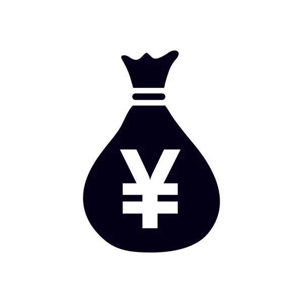 Icône sac d'argent. — Image vectorielle