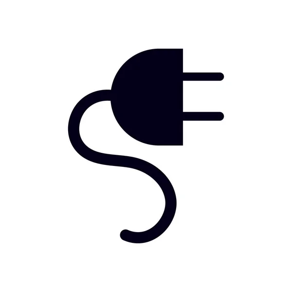Icono del enchufe eléctrico — Vector de stock