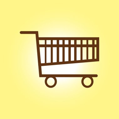 alışveriş grafik simgesi.