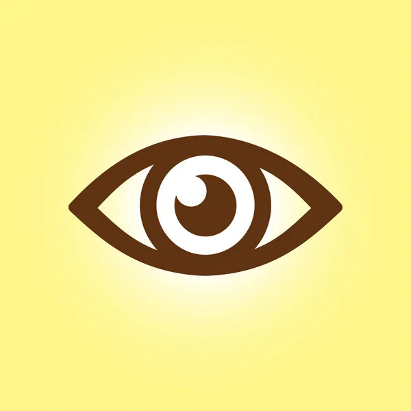 Oog teken symbool. — Stockvector