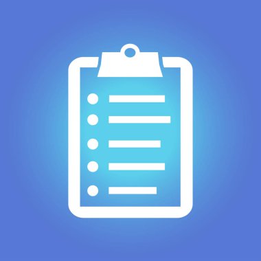 onay listesi sembolü.