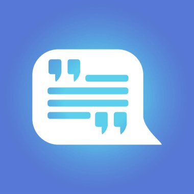 Çift tırnak simgesi.