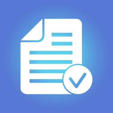 Belge işareti simgesi.