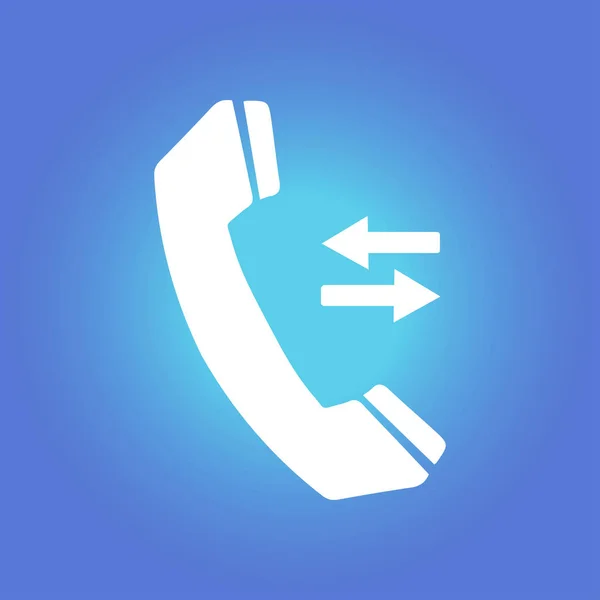 Signe de téléphone simbol — Image vectorielle