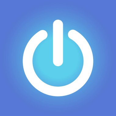 Güç işareti simgesi.