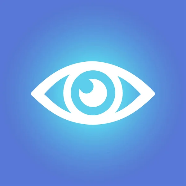 Signo ocular símbolo . — Vector de stock