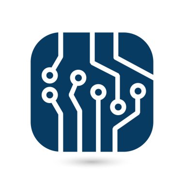 Mikroçip işareti simgesi.