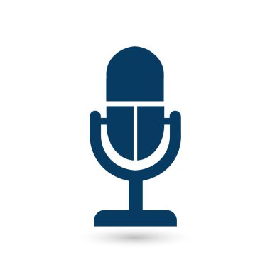 Mikrofon işareti simgesi.