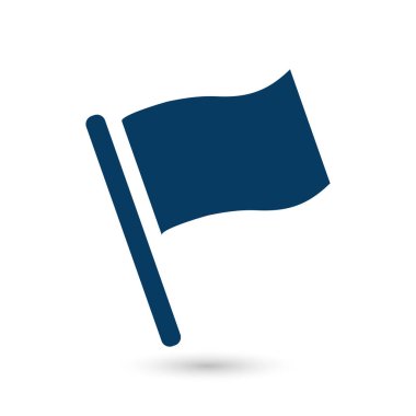 Bayrak işaretçi işareti simgesi.