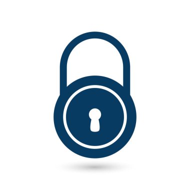 Kilit işareti simgesi.