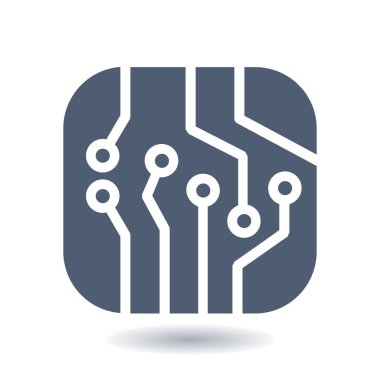 Mikroçip işareti simgesi.