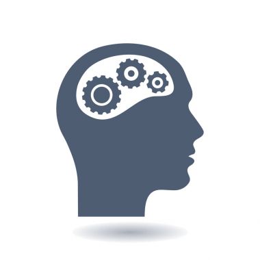 Beyin simgesi simgesi.