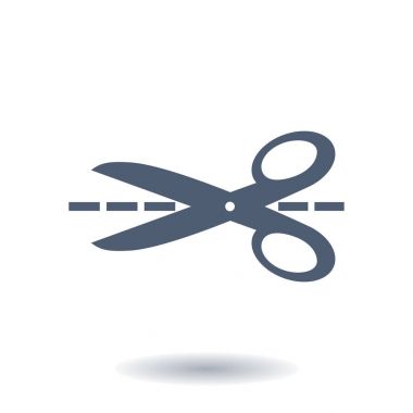 Makas işareti simgesi.