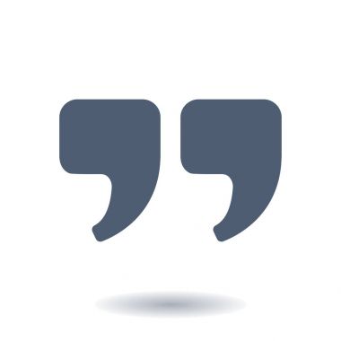 Konuşma işareti simgesi.