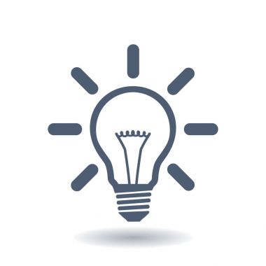 ışık lamba simgesi.